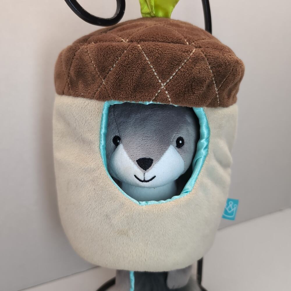 Manhattan Toy Lullaby Squirrel Acorn Plush Musical Crib Pull Stroller Baby